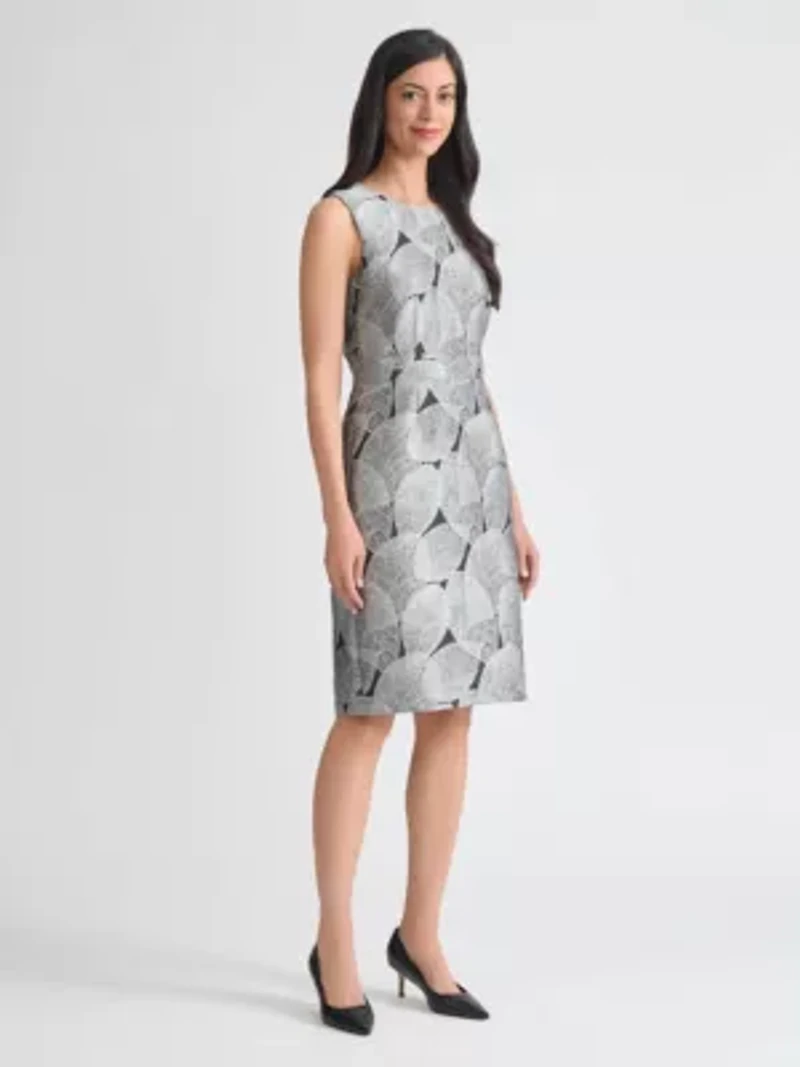 Women's Jacquard Sheath Dress