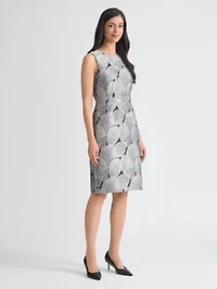 Women's Jacquard Sheath Dress