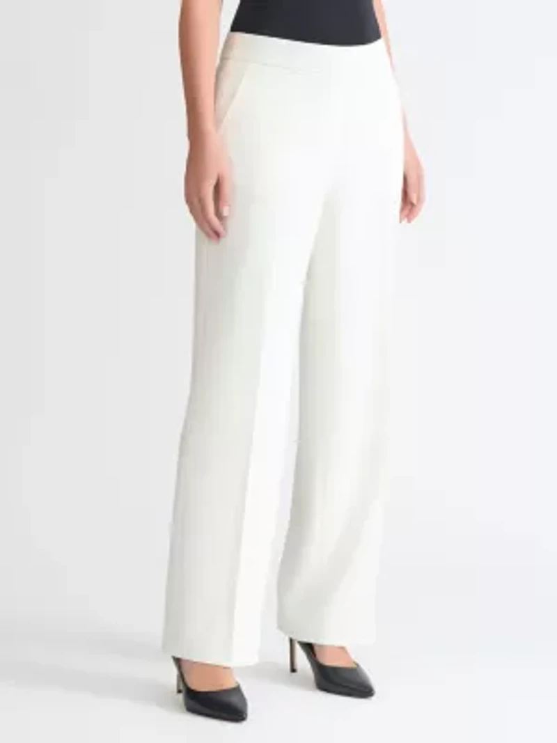 Petite Elastic Back Trouser Pant