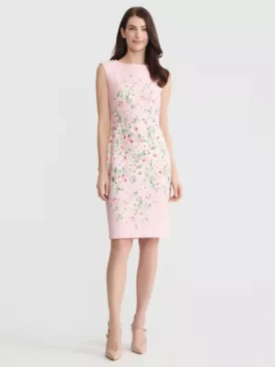 Mini Floral Print Scuba Crepe Dress