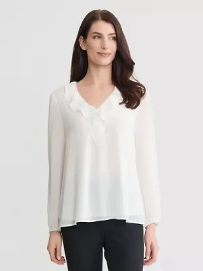 Ruffle Front Blouse