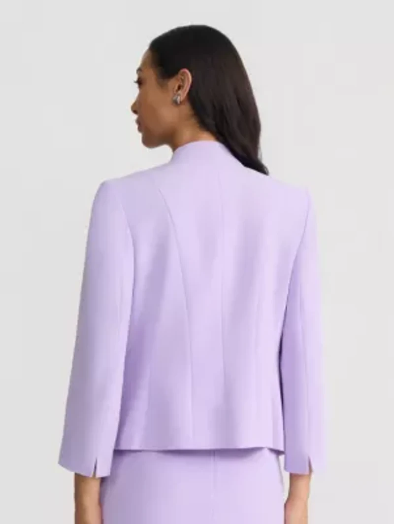 Women's Seamed Cardigan with Buckle Trim