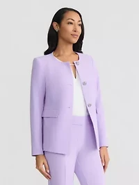 Women's Three Bttn Peplum Jacket