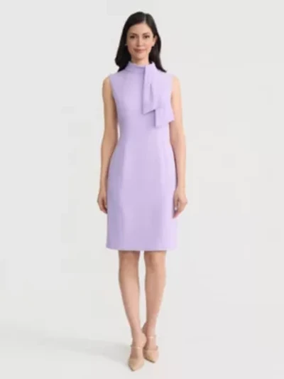 Petite Tie Neck Dress