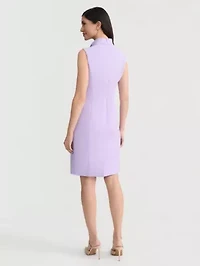 Petite Tie Neck Dress
