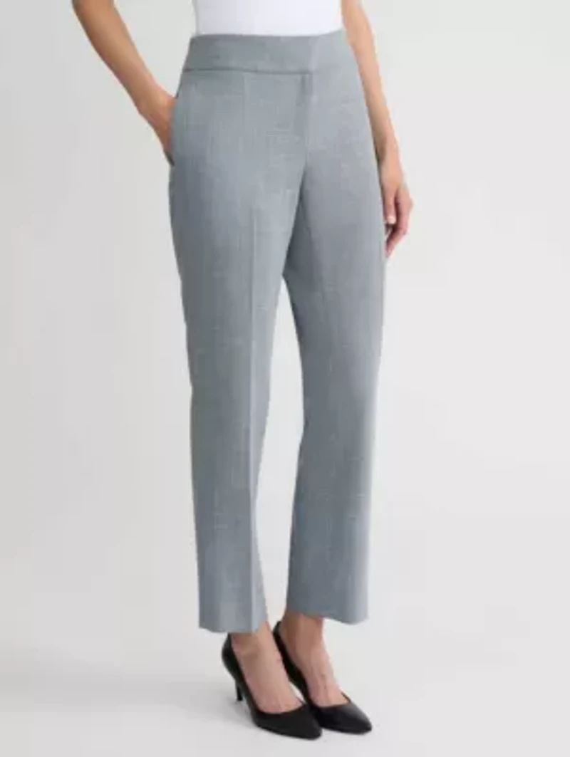 Women's Ava Plaid Straight Leg Pant