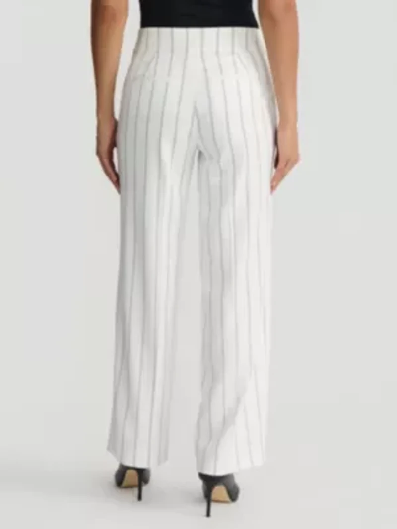 Women's Ava Pinstripe Wide Leg Pant