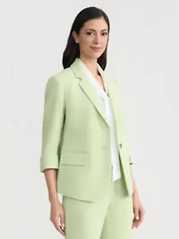Women's Two Button Cuff Sleeve Jacket