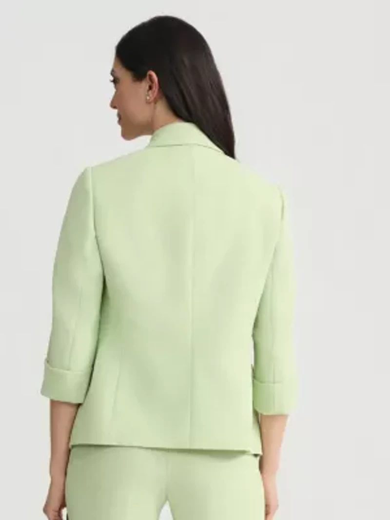 Women's Two Button Cuff Sleeve Jacket