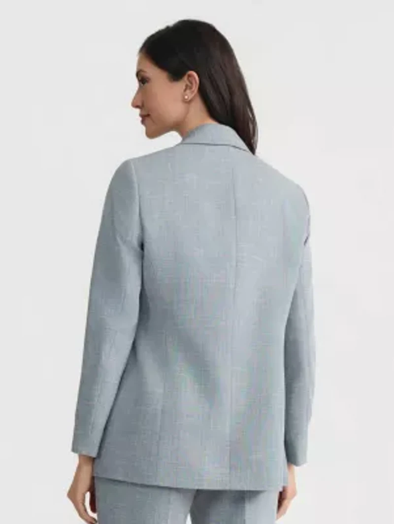 Women's Plaid Faux DB Jacket