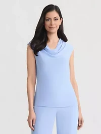 Women's Cowl Neck Knit Top