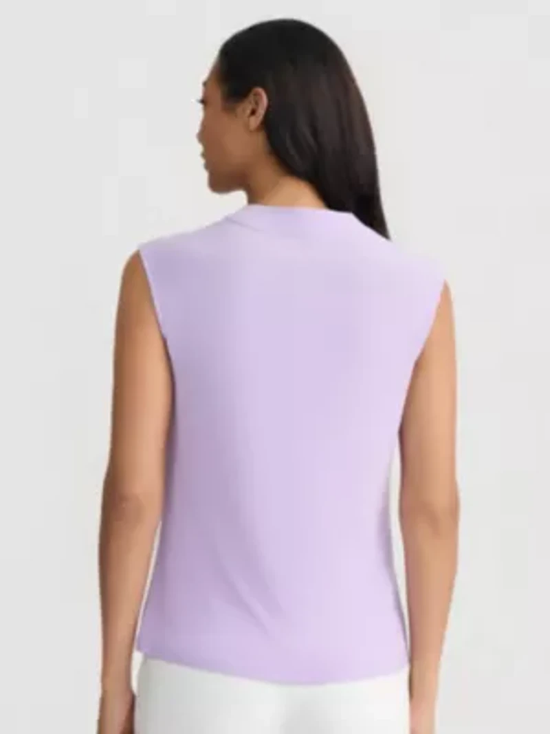 Petite Cowl Neck Knit Top