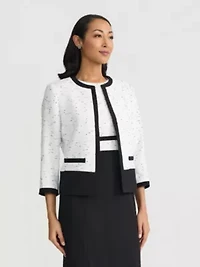 Petite Colorblocked Cardigan Jacket