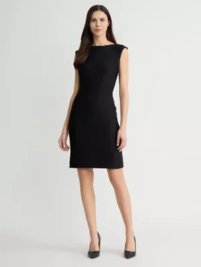 MISSY WAVE KNIT SHEATH DRESS