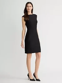 MISSY WAVE KNIT SHEATH DRESS