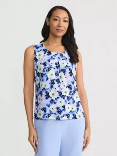 Women's Floral Print Knit Top