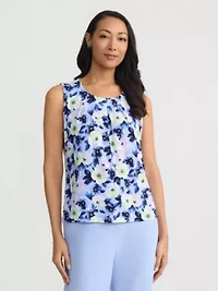 Women's Floral Print Knit Top