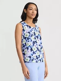 Women's Floral Print Knit Top
