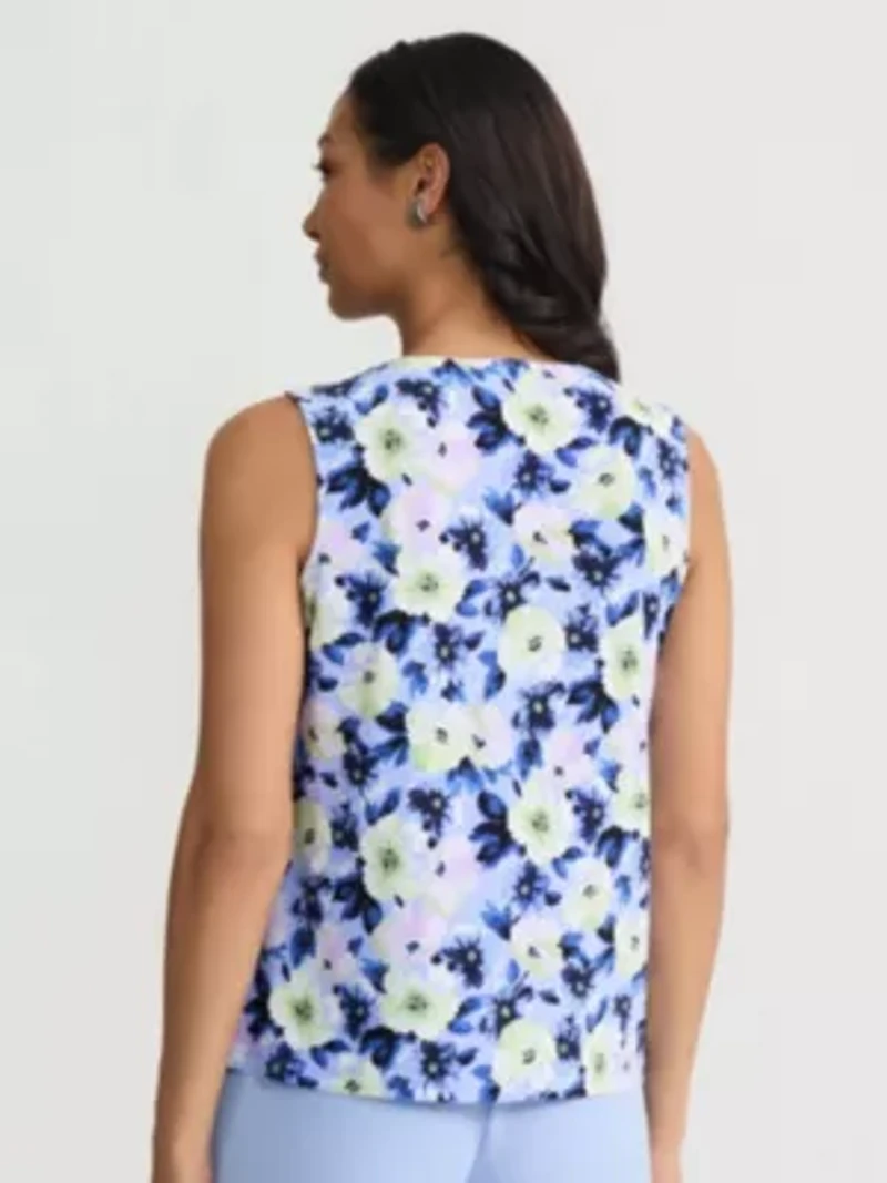 Women's Floral Print Knit Top