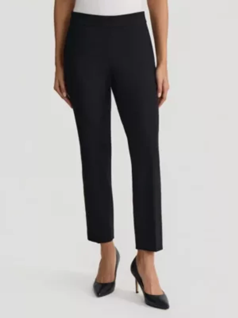 Petite Pull on Straight Leg Pant