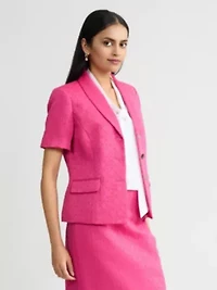 MISSY CIRCLE JACQUARD 3 BTTN JACKET