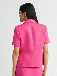 MISSY CIRCLE JACQUARD 3 BTTN JACKET