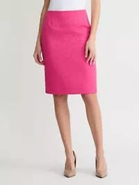 MISSY CIRCLE JACQUARD SLIM SKIRT