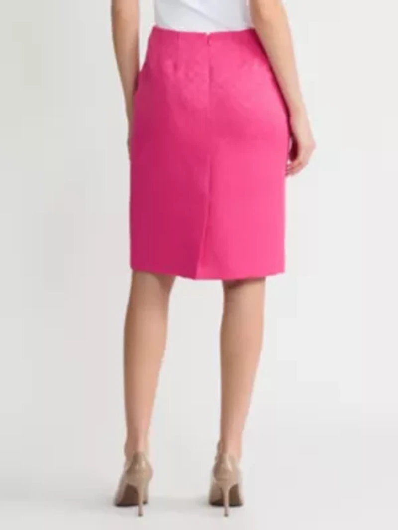 MISSY CIRCLE JACQUARD SLIM SKIRT