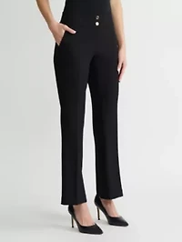 MISSY STRETCH CREPE AVA BOOTLEG PANT