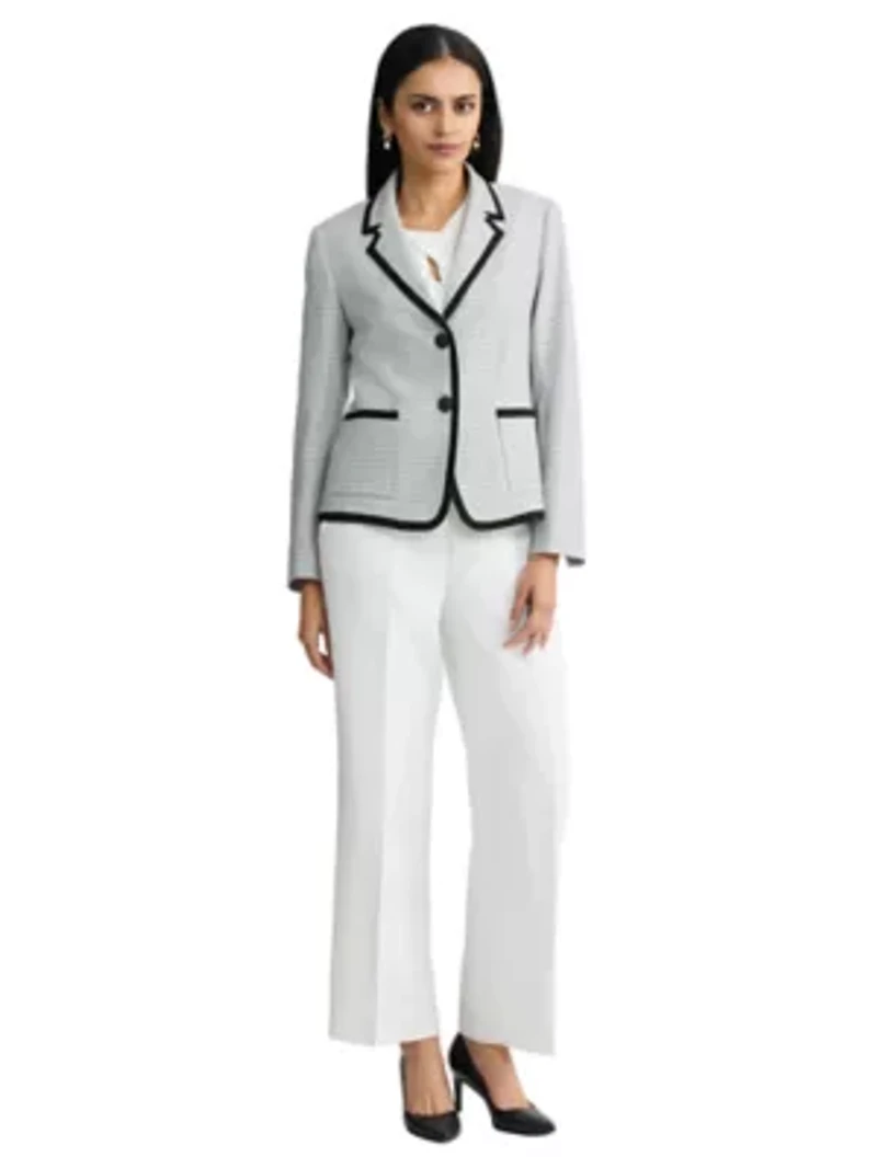 MISSY TWEED 2 BTTN FRAMED JACKET