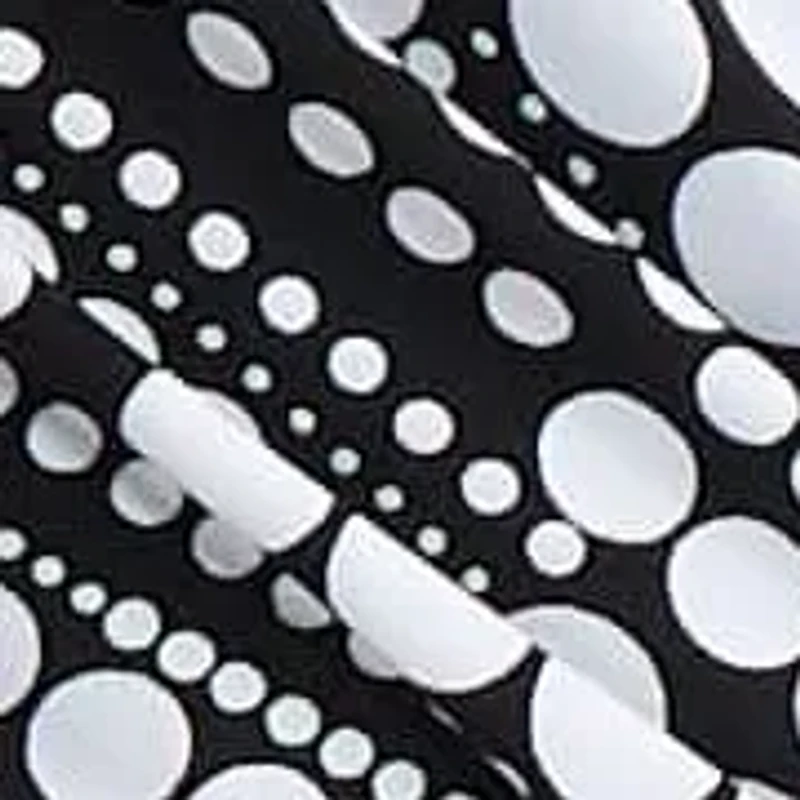 MISSY DOT PRINT KNIT WRAP DRESS