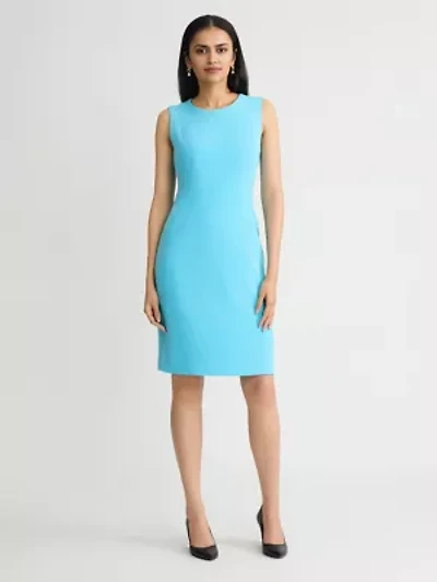 MISSY STRETCH CREPE SHEATH DRESS