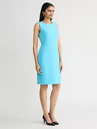 MISSY STRETCH CREPE SHEATH DRESS