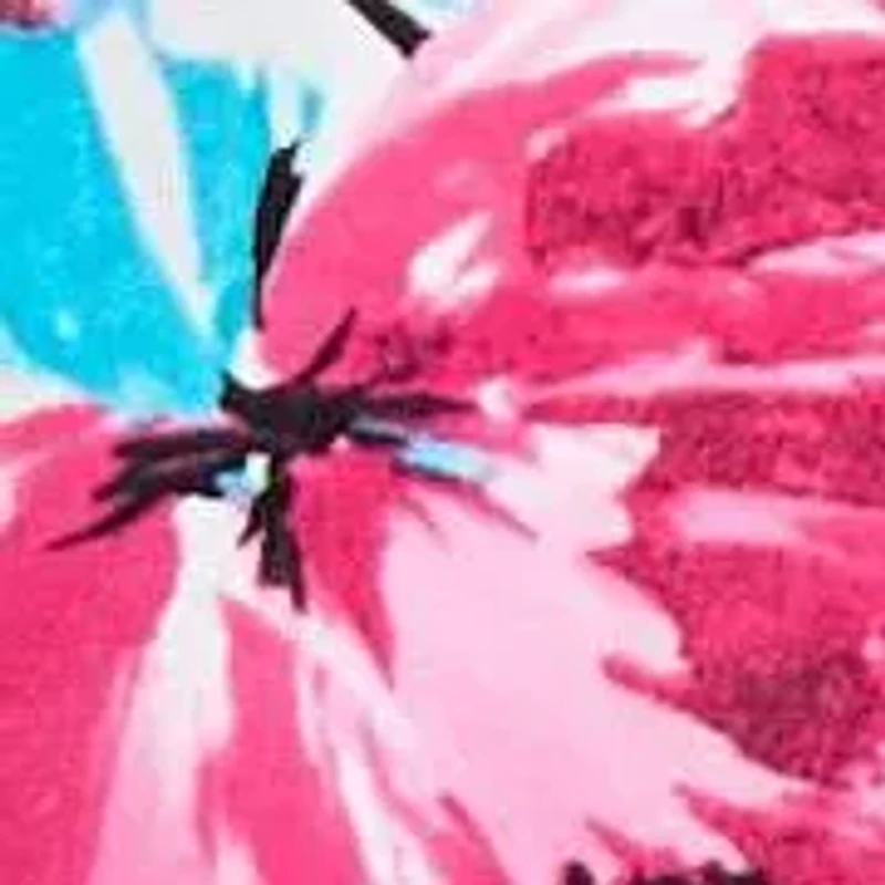 PETITE ABSTRACT FLORAL SCUBA CREPE SHEATH DRESS