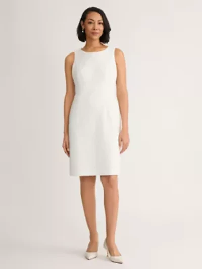 PETITE BONDED LACE SHEATH DRESS