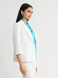 MISSY STRETCH CREPE 1 BTTN CUFF SLV JACKET