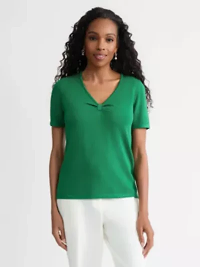 MISSY SHORT SLEEVE PULLOVER SWEATER