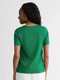 MISSY SHORT SLEEVE PULLOVER SWEATER