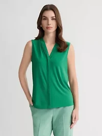 MISSY S/L V NK KNIT TOP