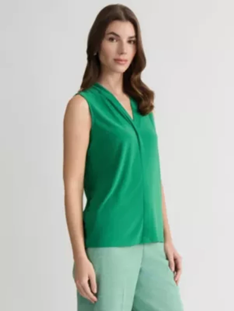 MISSY S/L V NK KNIT TOP