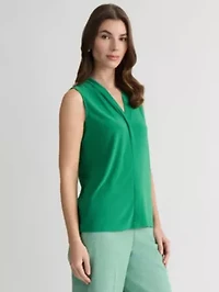 MISSY S/L V NK KNIT TOP
