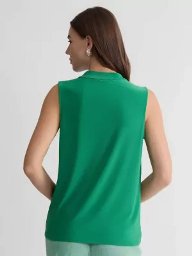 MISSY S/L V NK KNIT TOP