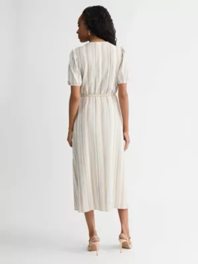 Missy Stripe Shirt Dress