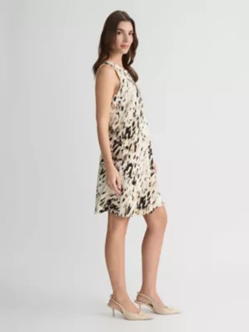 Missy Animal Print Swing Dress