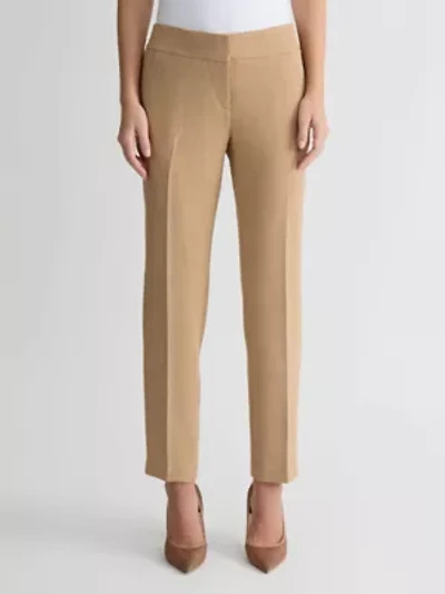 Missy Pebble Crepe Ava Straight Leg Pant