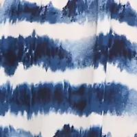 Women's Tie Dye Flounce Hem Dress