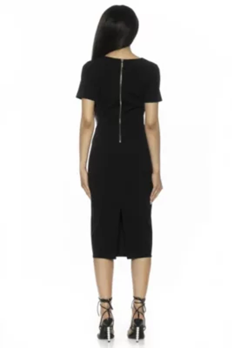 Angelica Asymmetric Sheath Dress