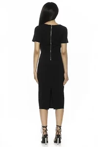 Angelica Asymmetric Sheath Dress