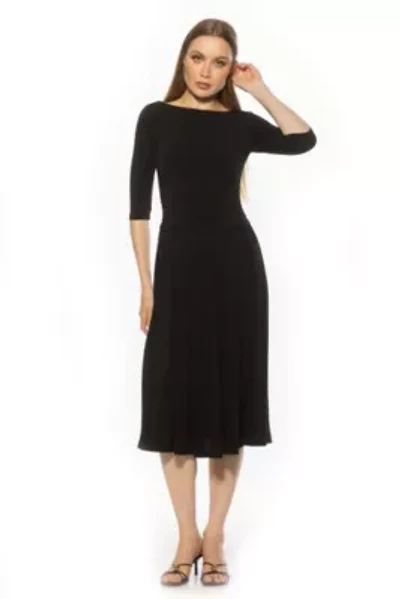 Jada Portrait Neck Maxi Dress