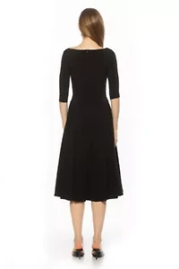 Jada Portrait Neck Maxi Dress